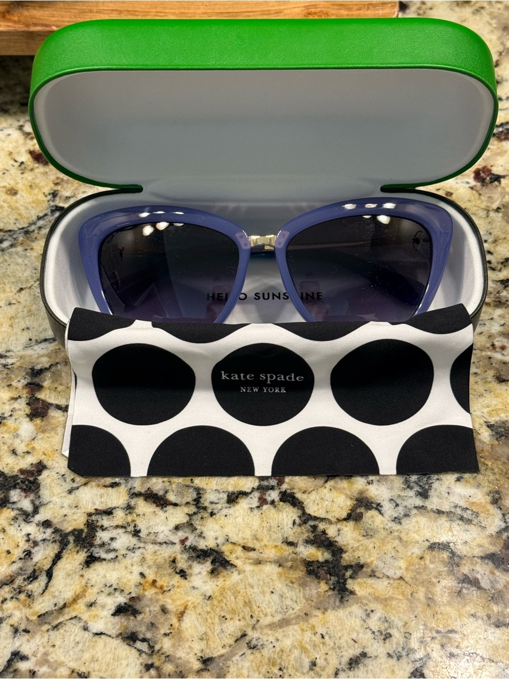 Kate Spade blue Gradient Lens Cat-Eye Sunglasses